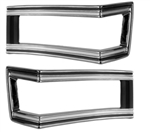 Image of 1968 Chevelle Tail Light Bezels,  Pair