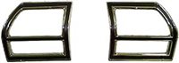 1969 Chevelle Tail Light Lens Chrome Bezels, Pair