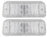 1969 Chevelle Malibu Parking Light Lenses, Pair