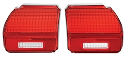 1969 Chevelle Tail Light Lenses, Pair