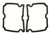 1971 - 1972 Chevelle Parking Light Lens Gaskets, Pair