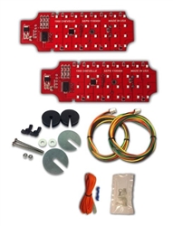 1966 Chevelle Tail Lights Kit, All Models, LED Digital Sequential