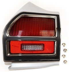 1969 Chevelle Tail Light Housing, Bezel, Lens Assembly, Left Hand