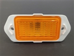 1969 Chevelle Front Side Marker Light Lens and Housing Assembly, Amber Each