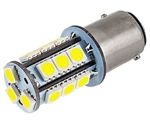 1157 LED Stop / Turn / Park Light Bulb, Ultra Bright WHITE Dual Filament, Each
