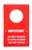 Use Premium Fuel Warning Instruction Information Hanger Tag