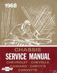 1968 Chevelle and Nova Chassis Service and Overhaul Manual Book