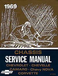 1969 Chevelle and Nova Chassis Service and Overhaul Manual Book