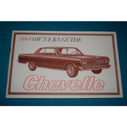1964 Chevelle Glove Box Owners Manual