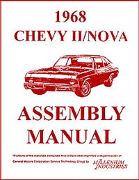 1968 Nova Chevy II Factory Instruction Assembly Manual