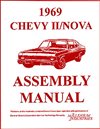 1969 Nova Chevy II Factory Assembly Manual Book