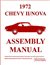 1972 Nova Chevy II Factory Instruction Assembly Manual