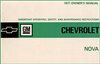 1971 Nova Chevy II Owners Manual, Each