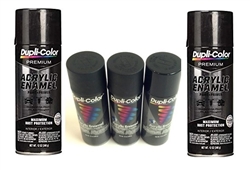 Black Spray Paint Set for Chassis & Under Hood, 5 Cans