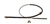 1964 - 1967 Chevelle Front Emergency Parking Brake Cable, (All Except TH-400)