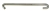1967 - 1972 Chevelle Cross Member to Center Parking Brake Cable Hook, Turbo Hydromatic 400