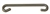 1964 - 1972 Chevelle Center Parking Brake Cable Hook, Straight Each