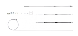 1964 - 1967 Chevelle Emergency Parking Brake Cable Kit, OE Steel, All Except TH-400