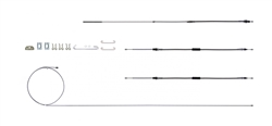 1964 - 1967 Chevelle Emergency Parking Brake Cable Kit, Stainless Steel, All Except TH-400