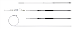 1968 - 1972 Chevelle Emergency Parking Brake Cable Kit, Complete, OEM, Without TH-400, Rear Drum