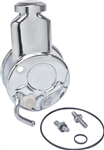 1969 Nova Small Block Chrome Power Steering Pump Reservoir and Cap Kit
