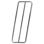 1968 - 1972 Chevelle Pedal Pad Trim, Fuel Gas, Stainless Steel