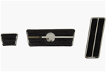1968 Nova Pedal Pad Kit, Automatic Transmission with Disc