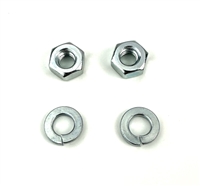 Image of 1964 - 1967 Chevelle Floor Mounted Fuel Gas Pedal Stud Mounting Nuts and Lock Washers Set