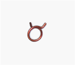 1968 Nova Heater Hose Clamp, Wire Ring Pinch Style, Red, 3/4 Inch, Each