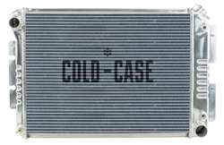 1968 - 1971 Chevy II Nova Big Block COLD-CASE Aluminum Radiator WITH BRACKETS for Automatic Trans