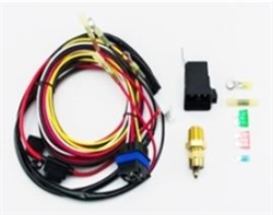 Chevelle and Nova COLD-CASE Electric Fan Relay, Thermoswitch Sensor and Wiring Kit