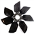 1970 - 1971 Chevelle or Nova 064 Engine Cooling Clutch Fan Blade, GM 3976064 with Date Code E70