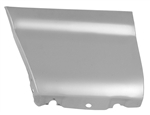 1968 - 1969 Chevelle LH Driver Side Front Fender Repair Patch Panel, Left Lower Behind Wheel