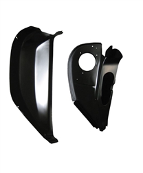 1968 - 1972 Chevelle Cowl Side Panel, Full 2 Piece Inner and Outer RH