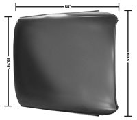 1968  - 1972 Chevelle Roof Skin Panel, 2 Door Hardtop