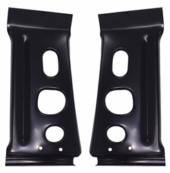 1967 Chevelle Rear Body Tail Light Panel Support Braces, Pair