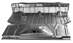 1971 - 1972 Chevelle Full Trunk Floor Pan Complete 1 Piece, Includes Braces and Floor Section to Rear Seat