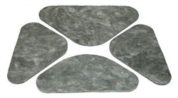1968 - 1969 Chevelle Hood Insulation Pads Set, OE Style