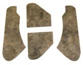 1970 - 1972 Chevelle Cowl Hood Insulation Pads Set, Non-Functional