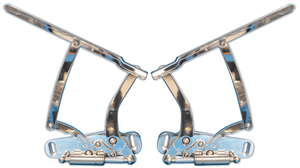 1969 - 1972 Chevelle POLISHED Billet Aluminum Hood Hinges