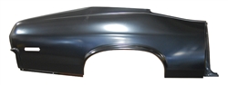 1970 - 1972 Nova Quarter Panel Skin with Door Jam, Right Hand