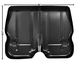 1968 - 1972 Nova Trunk Floor Panel, 40 Inches x 30 Inches UPSable