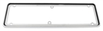 1968 - 1972 Nova Hood Louver Chrome Bezel Trim, Each