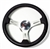 1969 - 1972 Chevelle or Nova Custom Black Leather Wrapped Steering Wheel Kit