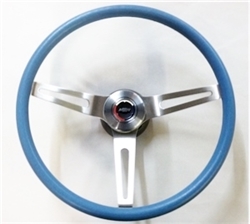 1967 - 1972 Chevelle and Nova BLUE Comfort Grip Steering Wheel Kit