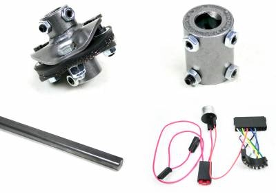 1966 Chevelle Ididit Steering Column Installation DELUXE Kit for Stock Manual Steering Box, 30 Spline