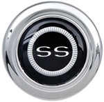 1967 Chevelle SS Horn Button, Super Sport, Fits 3 Spoke Deluxe Wheel