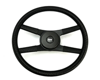 1970 - 1976 4-Bar Rope Steering Wheel Kit with SS Horn Button