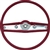 1969 - 1970 Chevelle Steering Wheel, Standard, Red, 3939733