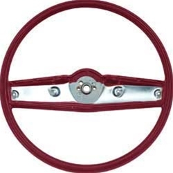 1969 - 1970 Chevelle Steering Wheel, Standard, Red, 3939733